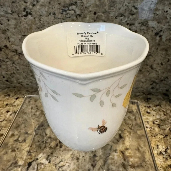 Lenox Butterfly Meadow Dragon Fly Mug NWT - Picture 3 of 3